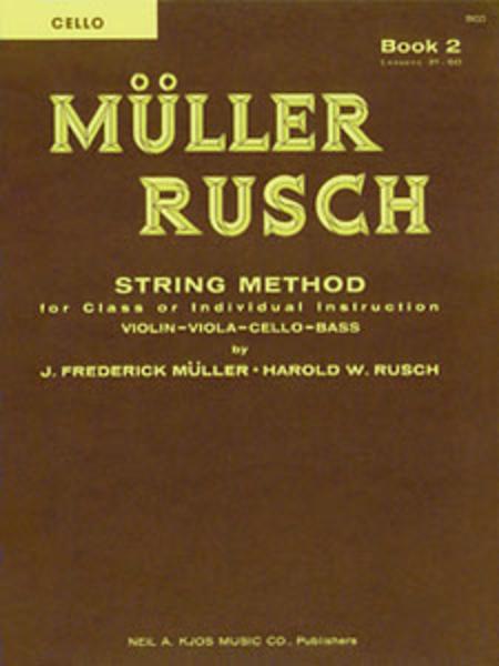 Muller-Rusch String Method Book 2 - Cello by Frederick Muller and Harold Rusch