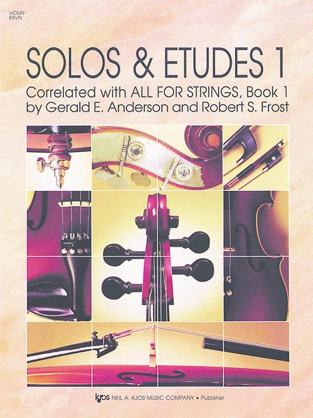 Solos And Etudes, Book1 - Violin by Gerald Anderson and Robert Frost